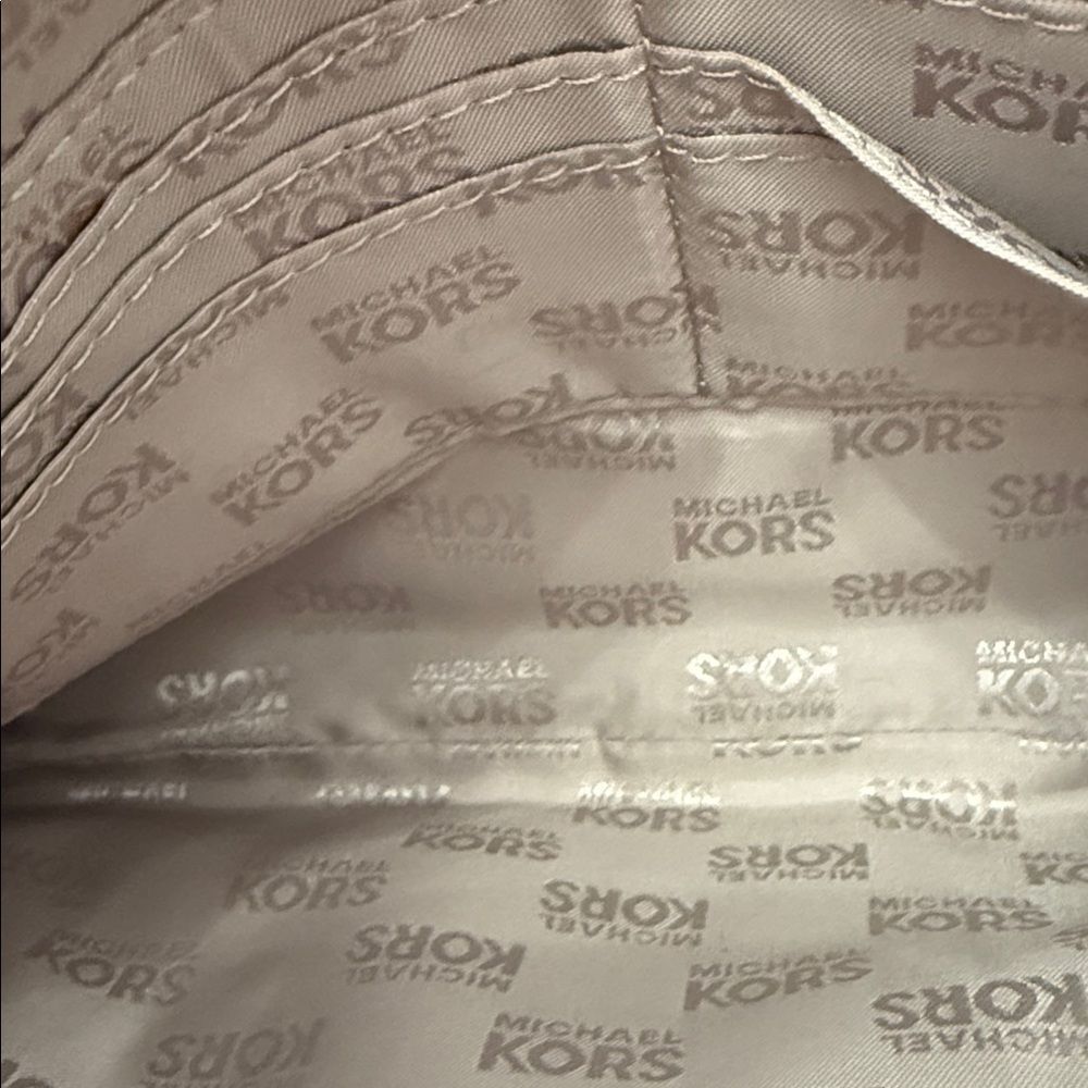 Michael Kors Brown Pebbled Leather Crossbody Bag Double Zip Small Purse - Picture 15 of 15